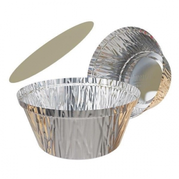 Embalagem De Alumínio Circular Funda