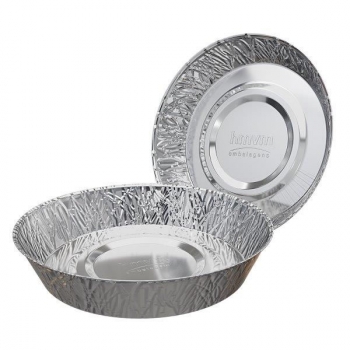 Embalagem De Alumínio Circular Rasa