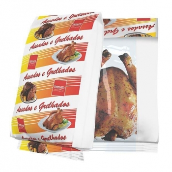 Foto Embalagem Laminada para Frango Assado