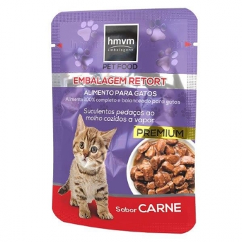 Foto Embalagem Laminada de Ração Umida para Gatos